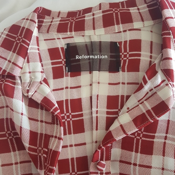 NWT Reformation Melany Blouse - Picture 4 of 6